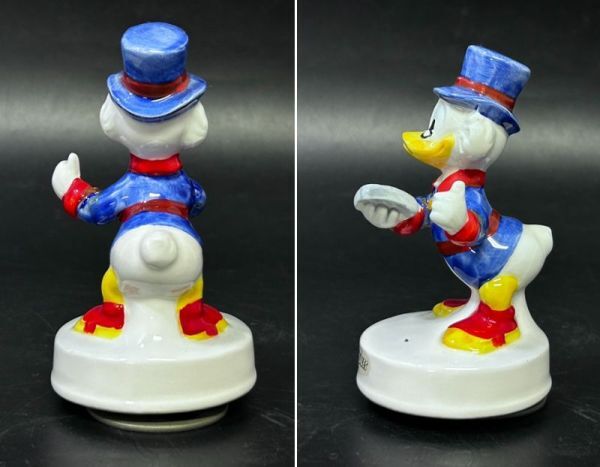 sa*/ редкий Disney Disney DUCK TALESs Crew ji*makdag музыкальная шкатулка Mickey Mouse March CB-208 retro керамика кукла /DY-5178