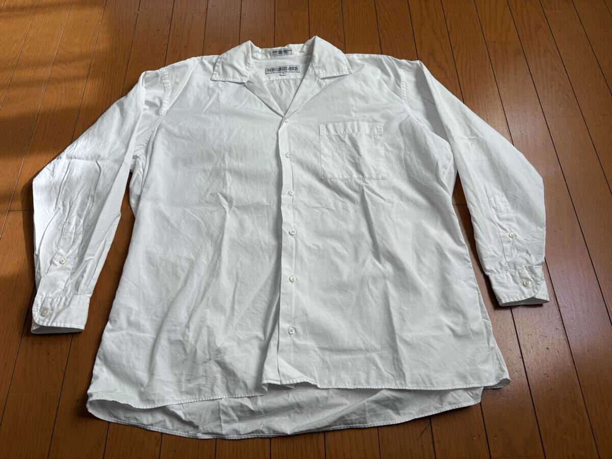 INDIVIDUALIZED SHIRTS インディビジュアライズドシャツ オープンカラー シャツ Sサイズ_画像1