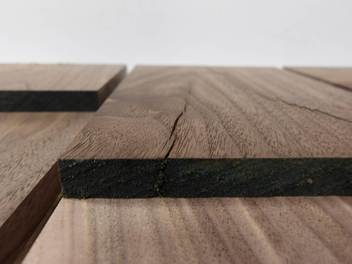 木っ端クラブ　★500円スタート★　B級　ウォールナット　薄板　端材 (厚約11mm 幅約120mm)　4面プレーナー済み　DIY ハンドメイド A24_画像4