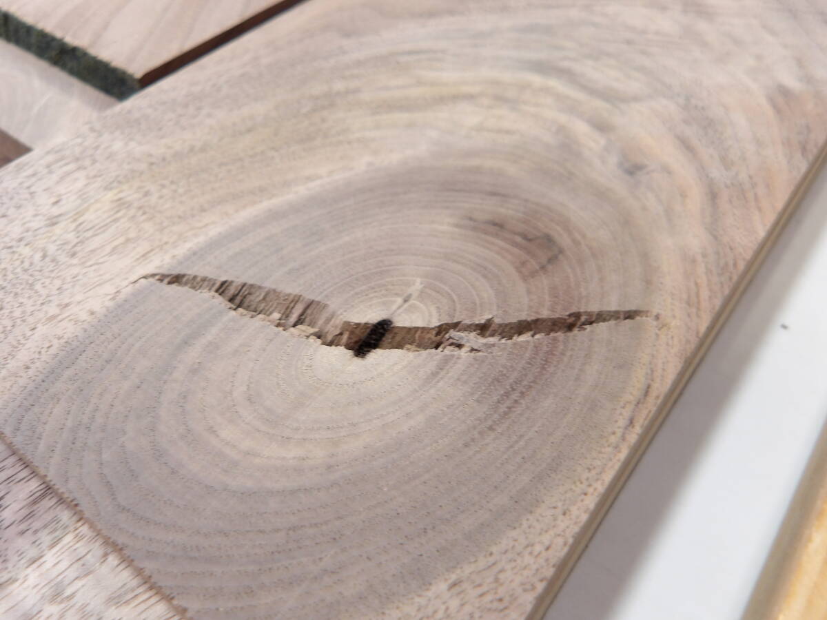 木っ端クラブ　★500円スタート★　B級　ウォールナット　薄板　端材 (厚約11mm 幅約120mm)　4面プレーナー済み　DIY ハンドメイド A24_画像5