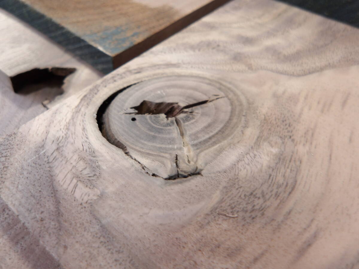 木っ端クラブ　★500円スタート★　B級　ウォールナット　薄板　端材 (厚約11mm 幅約120mm)　4面プレーナー済み　DIY ハンドメイド A24_画像6