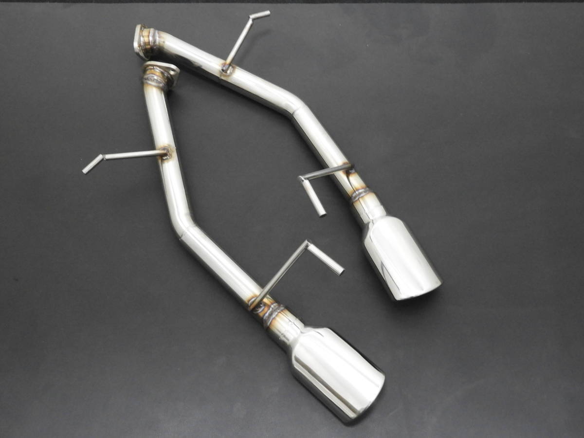 HY51フーガ ハイブリッド専用 リアピース 【オーバルタイプ マフラー】 ストレート SUS304ステンレス製_画像3