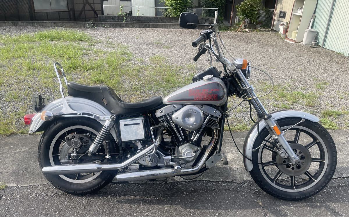 ハーレー　ショベル　ローライダー　1979年　FXS 検)パン　チョッパー　純正　_画像1