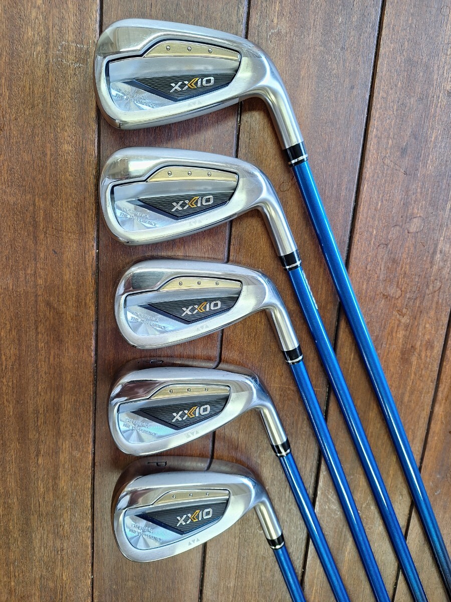 XXIO13 アイアン ゼクシオ13 MP1300 SRフレックス6~P 5本 6ラウンド使用 良品_画像2