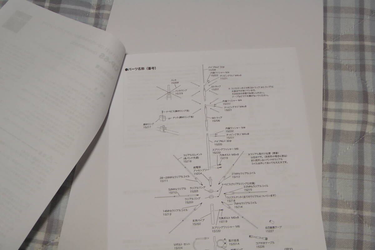 第一電波工業 ダイヤモンド「CP-6S」 グランドプレーンアンテナ〈3.5MHz/7MHz/14MHz/21MHz/28MHz/50MHz*６バンド〉_画像6