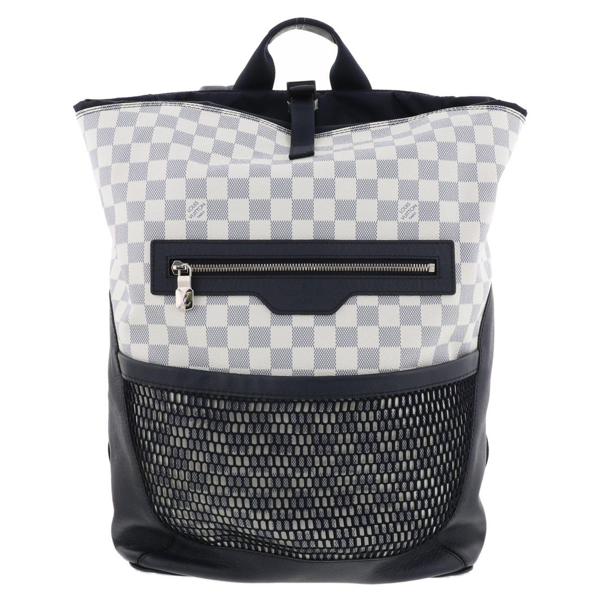 LOUIS VUITTON （ルイヴィトン） マッチポイント・バックパック バッグ リュックサック Damier ダミエ White N40018 used:AB 【中古】_画像1
