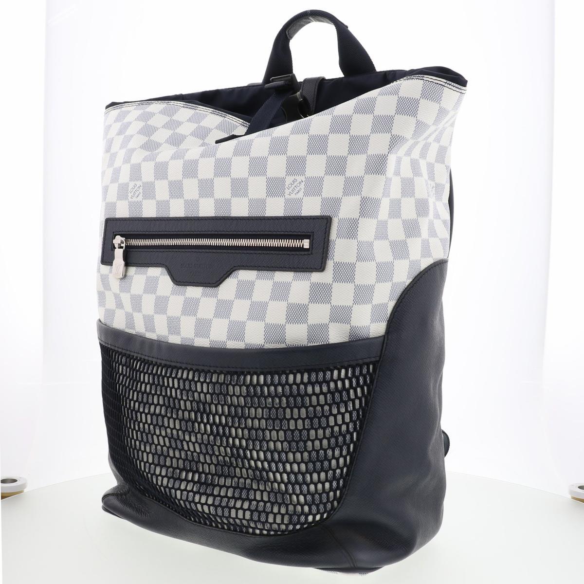 LOUIS VUITTON （ルイヴィトン） マッチポイント・バックパック バッグ リュックサック Damier ダミエ White N40018 used:AB 【中古】_画像2