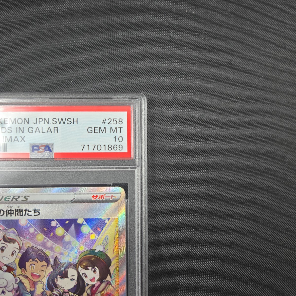 PSA10 ガラルの仲間たち SR ポケモンカード VMAXクライマックス ポケカ S8b ポケモンカードゲーム VMAXclimax ワンオーナー品_画像4