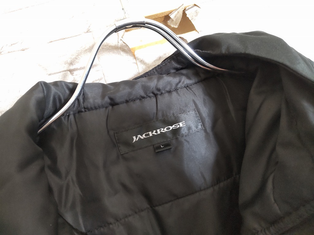 men's J648 ジャックローズ JACKROSE 中綿 マウンテンパーカー ジャケット L ブラック _画像5