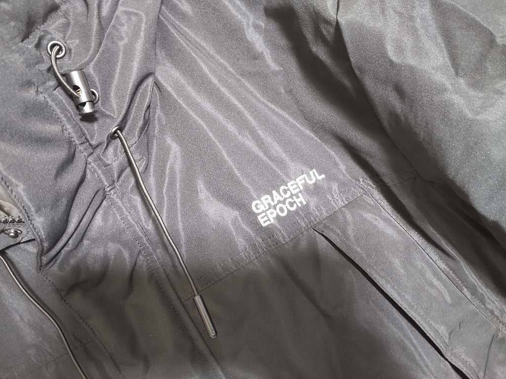 men's J648 ジャックローズ JACKROSE 中綿 マウンテンパーカー ジャケット L ブラック _画像4