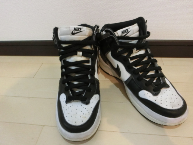 NIKE Dunk HIGH Up Panda спортивные туфли размер 27.5.