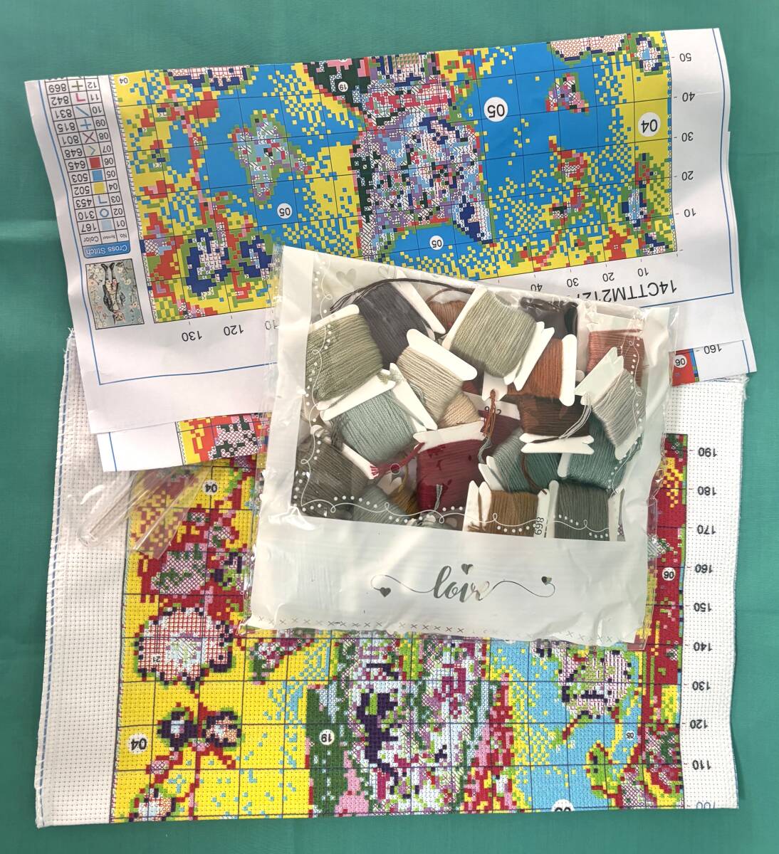 ◆クロスステッチ キット◆猫 21279 14CT 30×40cm_画像4