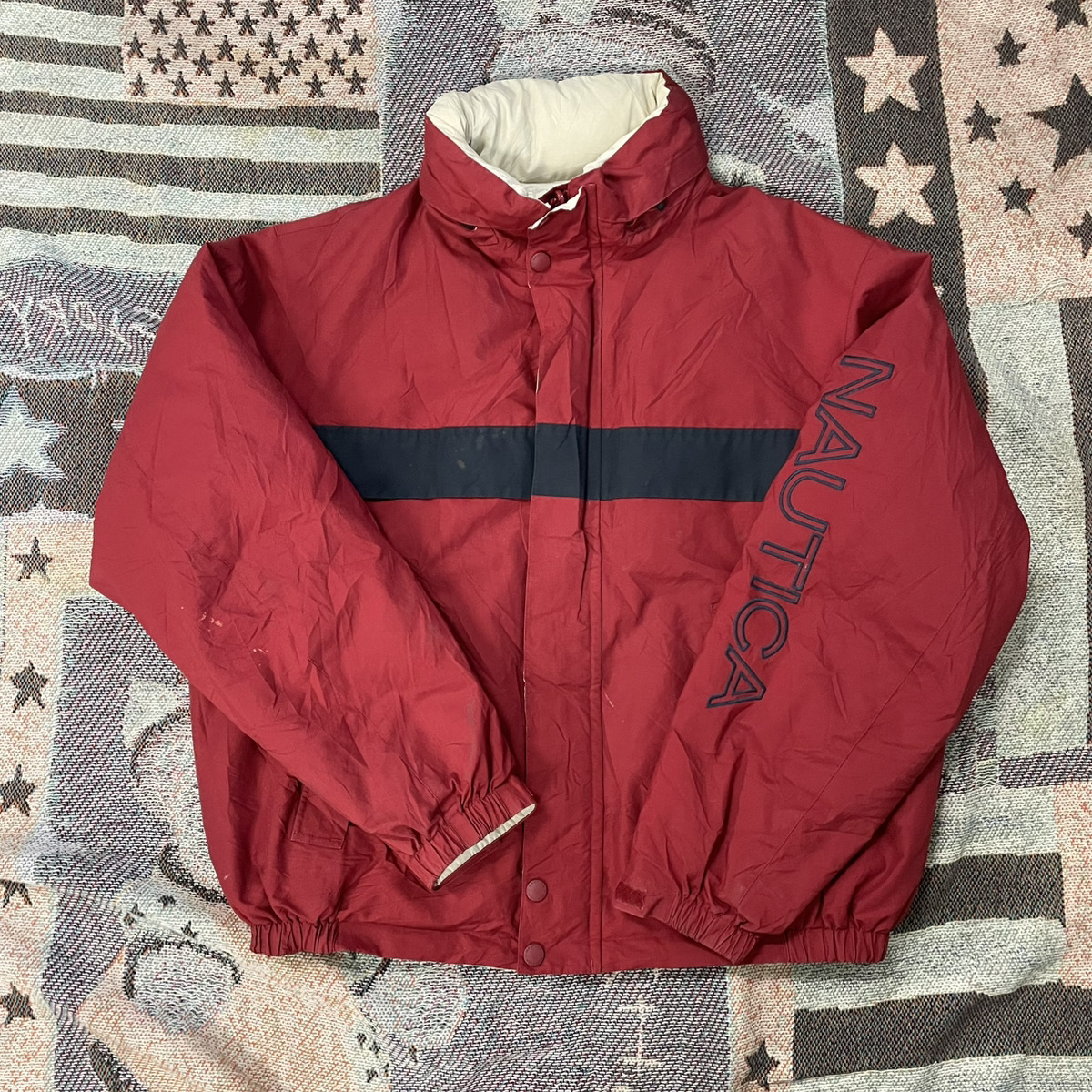 古着　 まとめ売り 古着卸 ナイロンジャケット　ジャケット/adidas/nauticaなど　4着セット　MJ0023_画像5