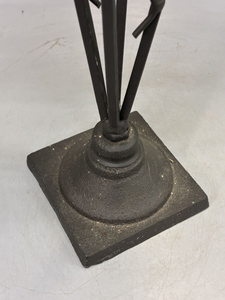 アートフラワー インテリア 造花 薔薇 置物 鉄製スタンド アイアンスタンド 置物 インテリア オブジェ バラ _画像10