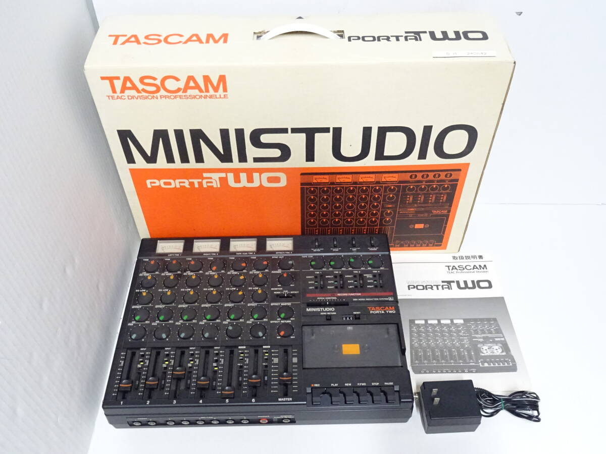 【通電のみ確認/ジャンク品】MU-454◆TASCAM タスカム MINISTUDIO PORTA TWO 中古品_画像1