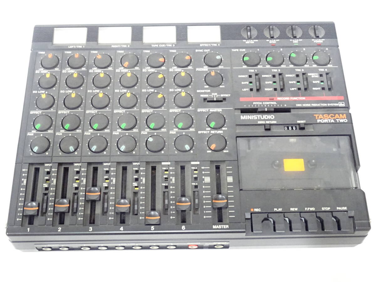 【通電のみ確認/ジャンク品】MU-454◆TASCAM タスカム MINISTUDIO PORTA TWO 中古品_画像2