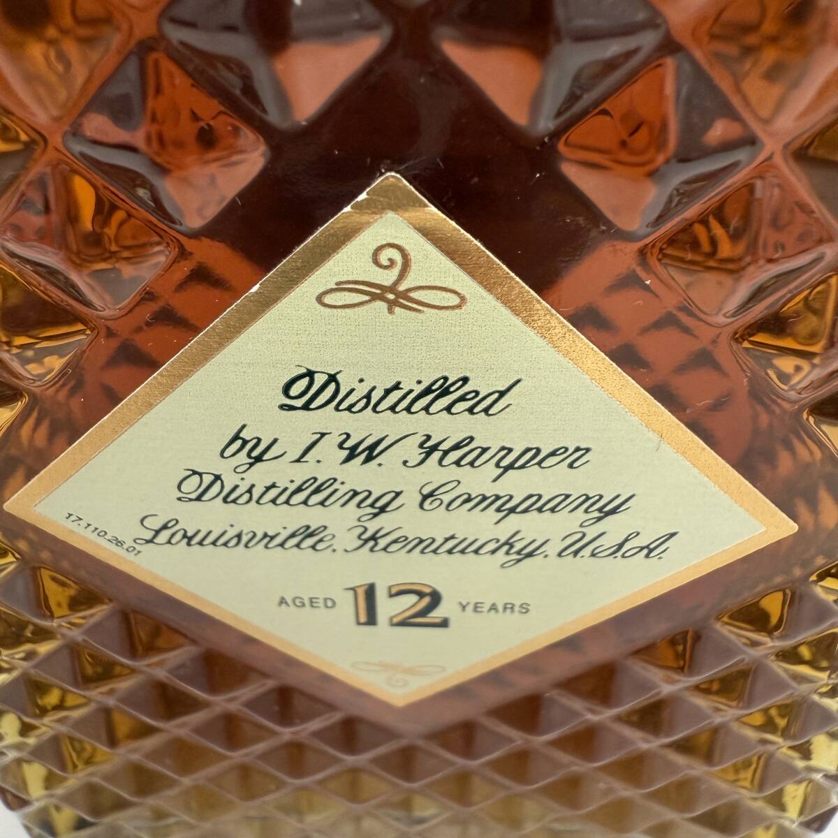 #[I.W.HARPER/I.W. - -pa-]12 год 43% 750ml Bourbon виски иностранный алкоголь старый sake не . штекер *12484