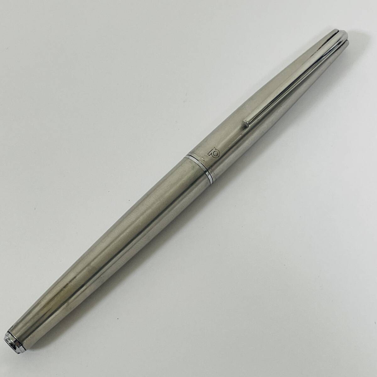 ♪【PLATINUM/プラチナ】万年筆 シルバーカラー ペン先 18KWG ホワイトゴールド★16810_画像2