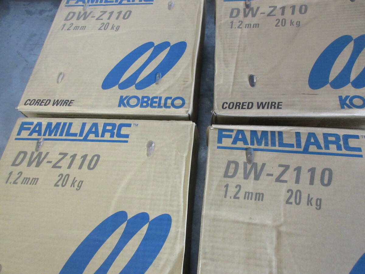 引き上げ品　未使用在庫　20㎏×4箱セット　DW-Z110　1.2㎜　神戸製鋼　半自動溶接ワイヤー_画像2