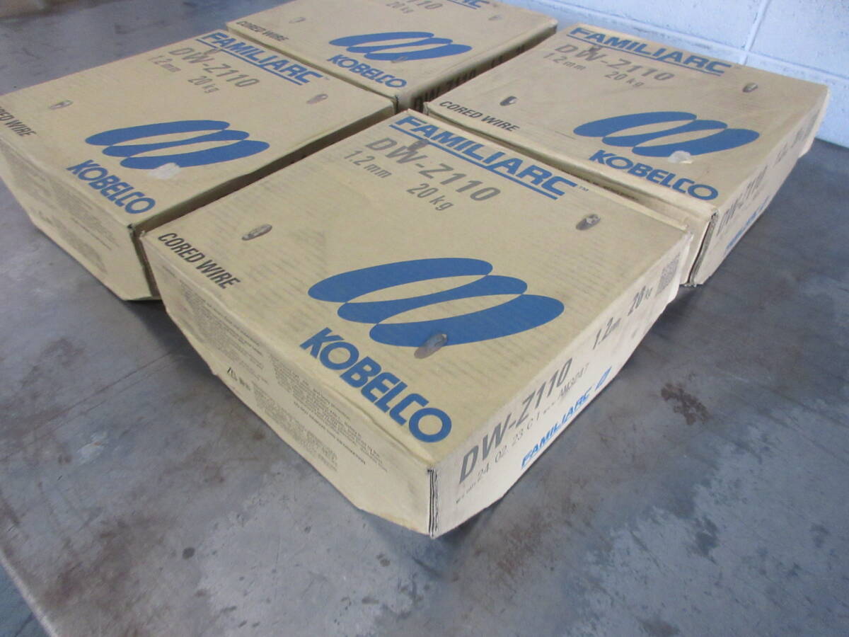 引き上げ品　未使用在庫　20㎏×4箱セット　DW-Z110　1.2㎜　神戸製鋼　半自動溶接ワイヤー_画像3