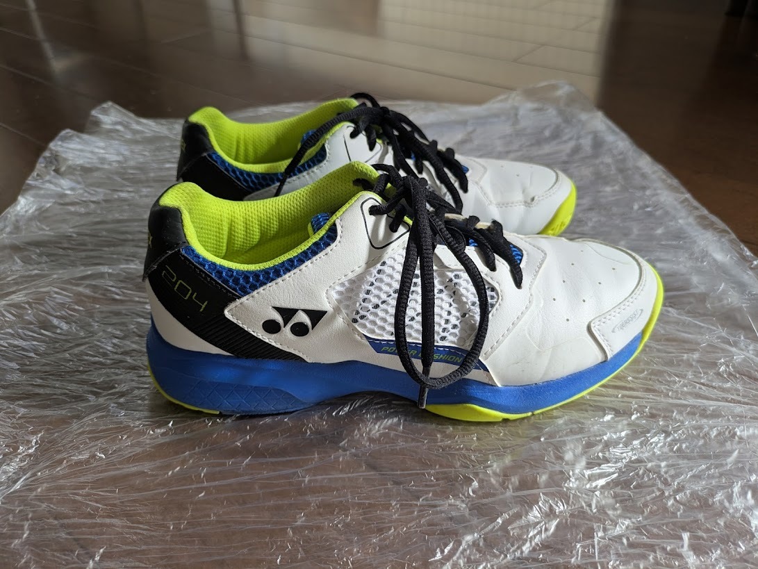 中古品 ヨネックス パワークッション204 サイズ24.5cm YONEX POWER CUSHION_画像4