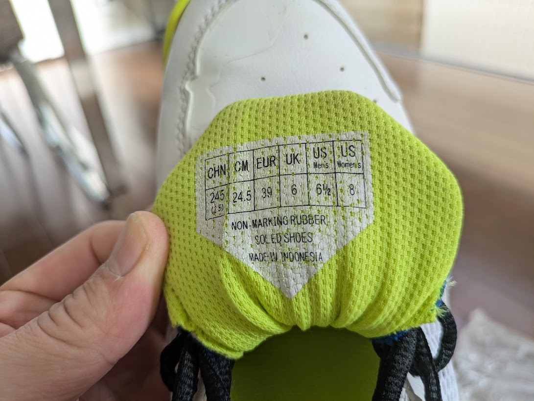 中古品 ヨネックス パワークッション204 サイズ24.5cm YONEX POWER CUSHION_画像8