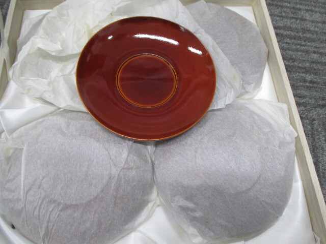 ☆【未使用】漆器おまとめ 津軽塗 秀衡塗 漆塗り 茶道具 菓子入れ 激安 1円スタート_画像3