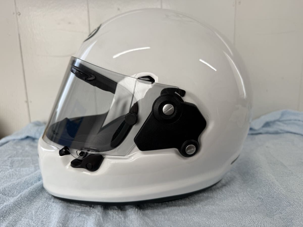 アライ　ラパイドネオ　ホワイト　Lサイズ　フルフェイス_画像4