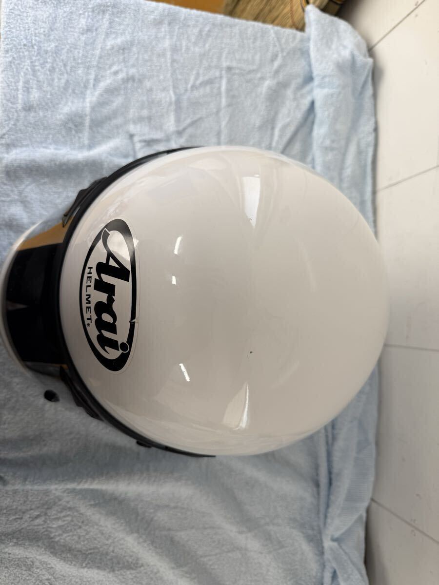 アライ　ラパイドネオ　ホワイト　Lサイズ　フルフェイス_画像2