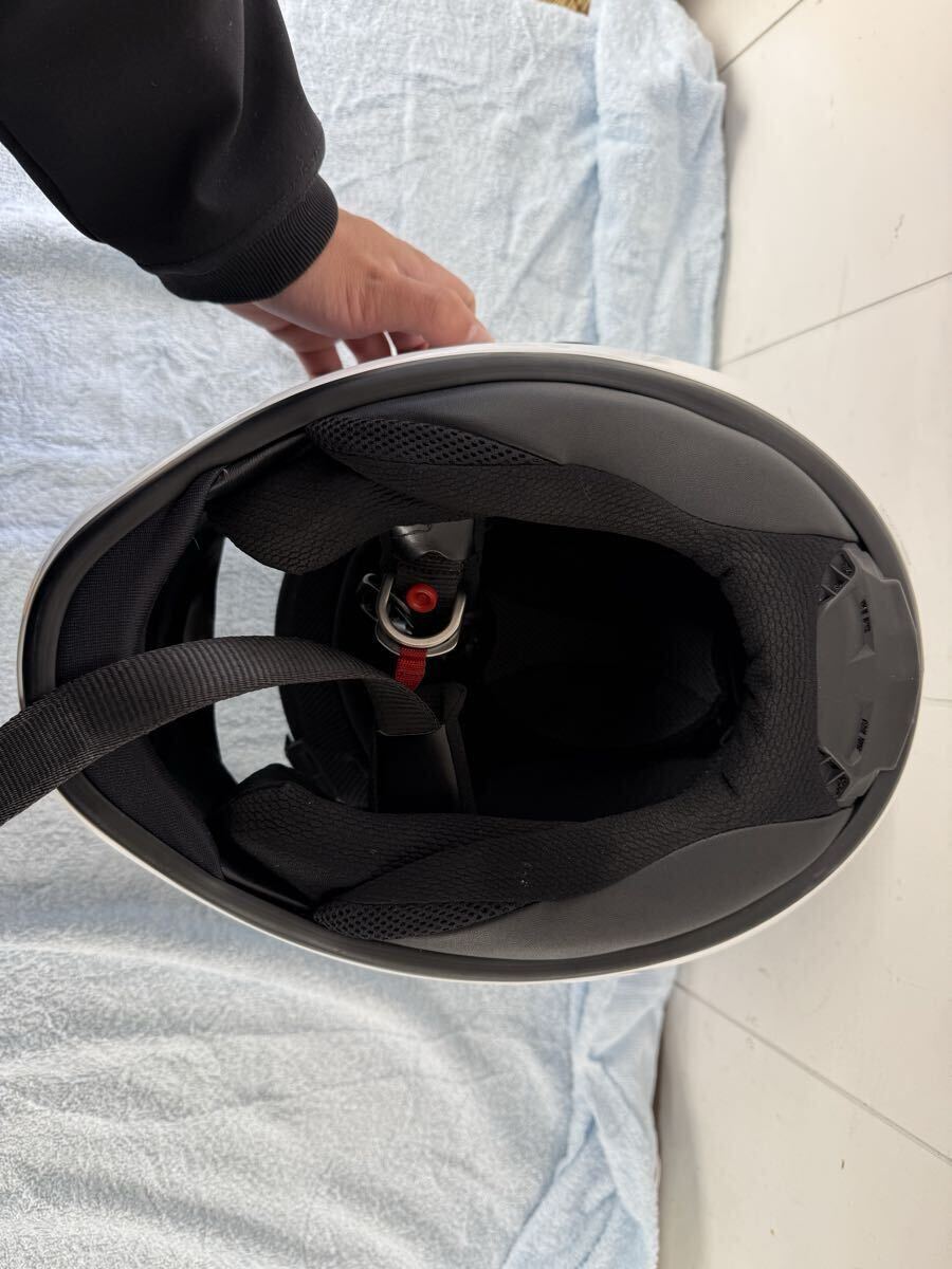 アライ　ラパイドネオ　ホワイト　Lサイズ　フルフェイス_画像6