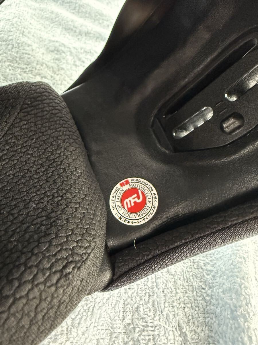 アライ　ラパイドネオ　ホワイト　Lサイズ　フルフェイス_画像8