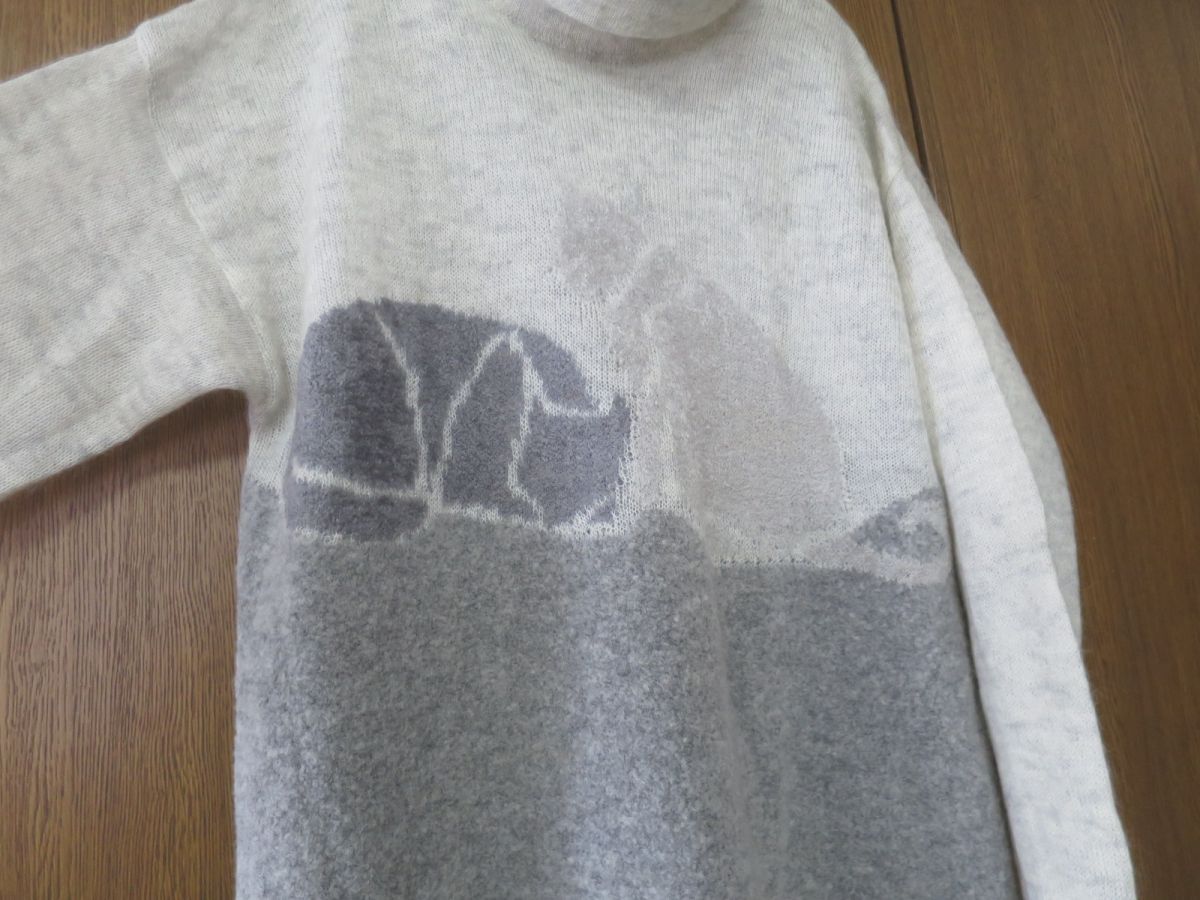 KRIZIA / クリツィア.ネコ柄大きいサイズニット　セーター　イタリア製　猫_画像2