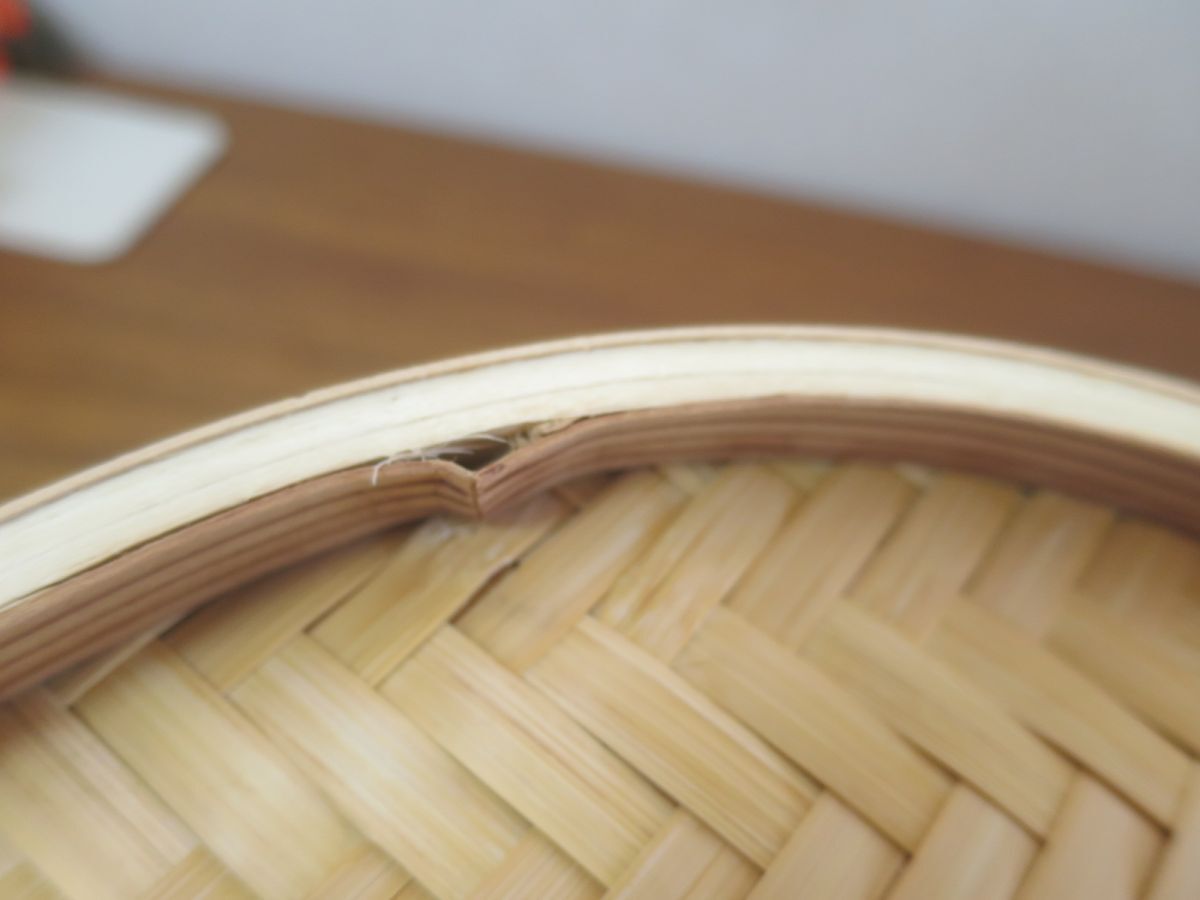 せいろ　蒸し器　竹製　直径24㎝高さ10㎝前後_画像8
