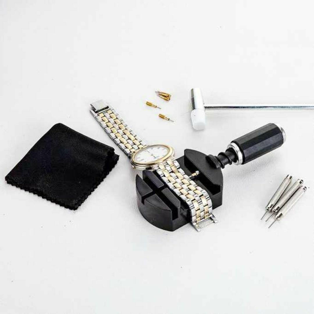 腕時計 ベルト 調整 工具セット サイズ こまはずし メタルピン 交換 修理 ベルト 長さ調整 ウォッチ_画像4