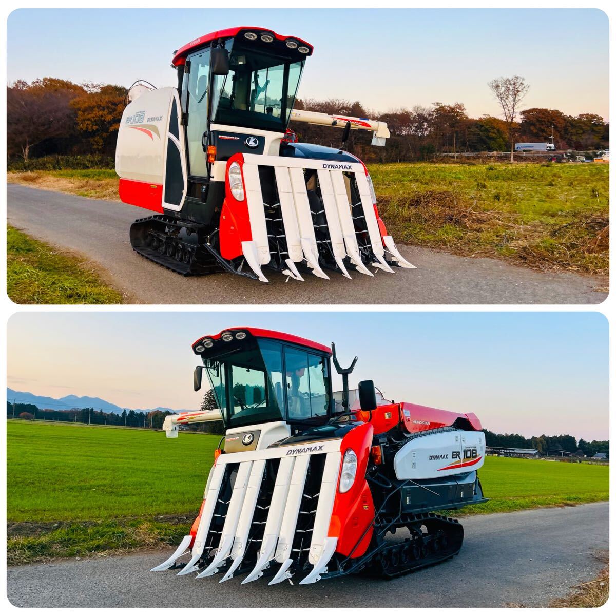 ★★美品★コンバイン クボタ ER108★6条刈★108馬力★393時間★こぎ深さ自動★折畳みオーガ★4PC★CD/ラジオ★エヤコン★バックカメラ★★_画像6