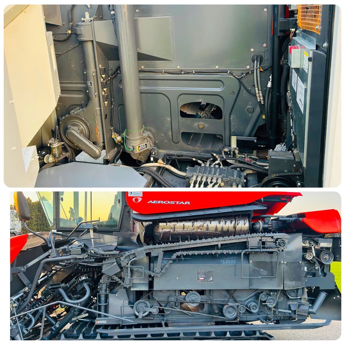 ★★美品★コンバイン クボタ ER108★6条刈★108馬力★393時間★こぎ深さ自動★折畳みオーガ★4PC★CD/ラジオ★エヤコン★バックカメラ★★_画像9