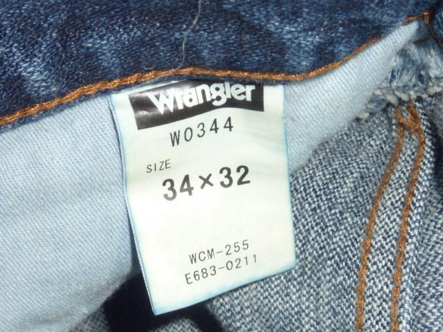 ラングラー 0344 デニム ジーンズ W34 ストレート_画像7