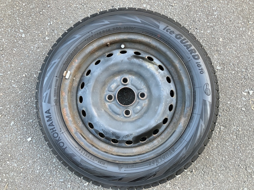 YOKOHAMA iceGUARD iG7 155/65R14 2024年 ホイール付4本 ヨコハマアイスガードiG7 ホンダ N-BOX_画像7
