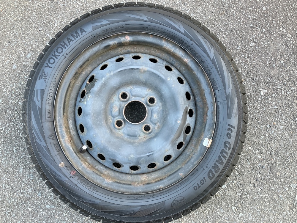 YOKOHAMA iceGUARD iG7 155/65R14 2024年 ホイール付4本 ヨコハマアイスガードiG7 ホンダ N-BOX_画像8