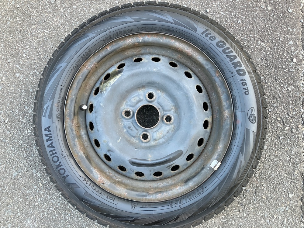 YOKOHAMA iceGUARD iG7 155/65R14 2024年 ホイール付4本 ヨコハマアイスガードiG7 ホンダ N-BOX_画像5