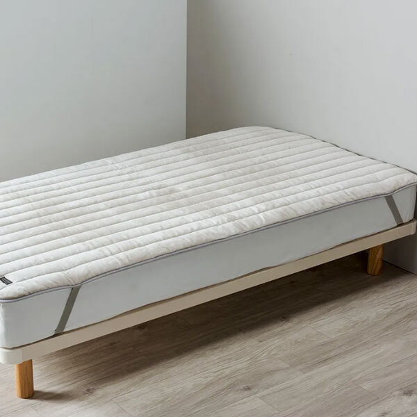 未使用新品 西川産業コットンニットパッドシーツ イトリエ itolie ダブル ベージュ _画像8