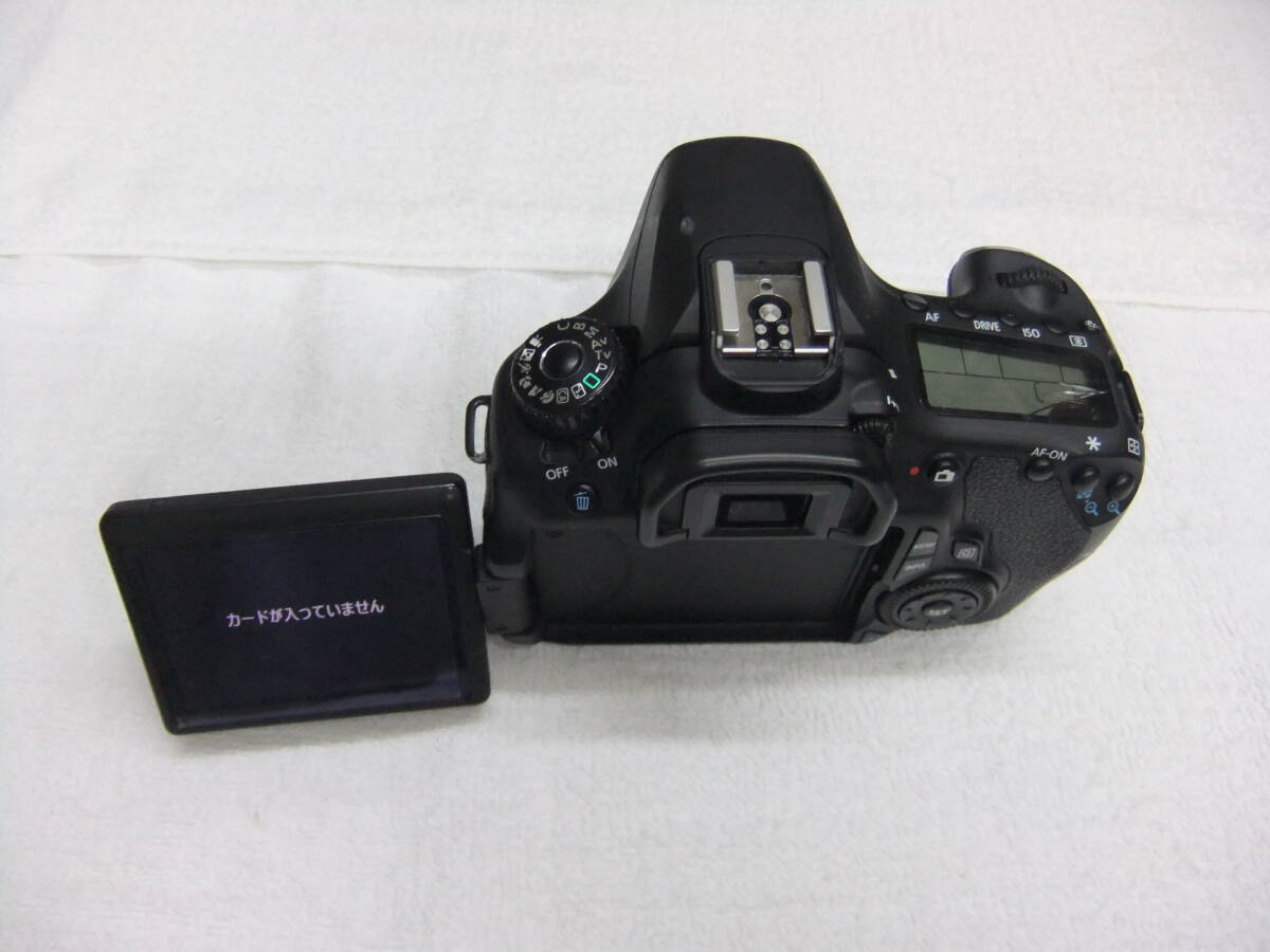 く93D 2010年発売 CANON キャノン EOS 60D ボディ 1800万画素 動作確認済 わけあり_画像5