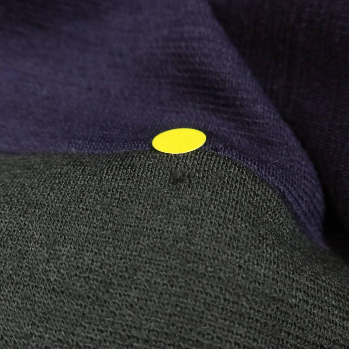 レリアン★プルオーバー サイズ7 グレー×紫系 ボーダー柄 ウール混♪厚手 z16255_画像8