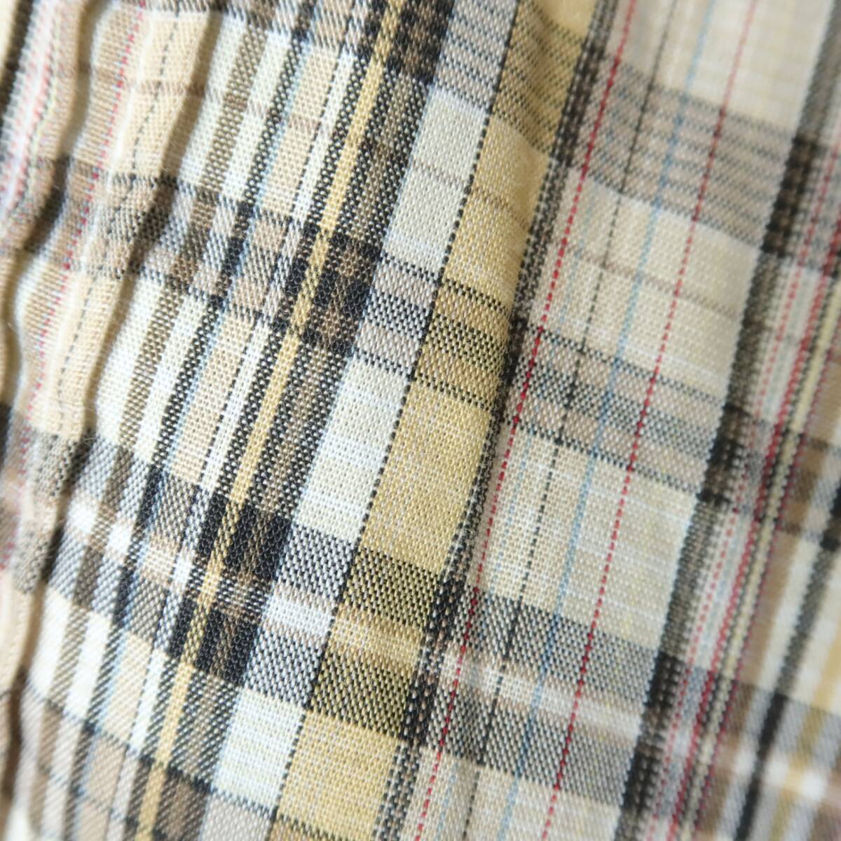 ピンクハウス★セーラー襟&オリチェpt♪たっぷりフリルのローンブラウス はおりもの グレージュ系 z16269_画像7