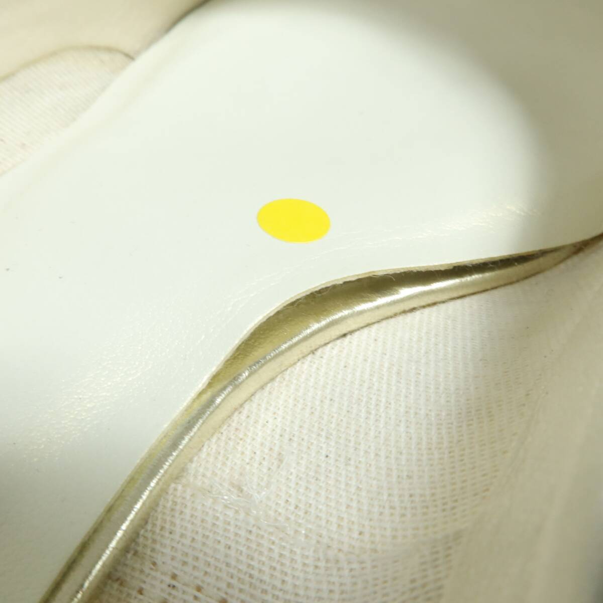 DIANAダイアナ★上品!ツイード フラット~ パンプス ホワイトベージュ系 サイズ22.5 *k4457_画像4