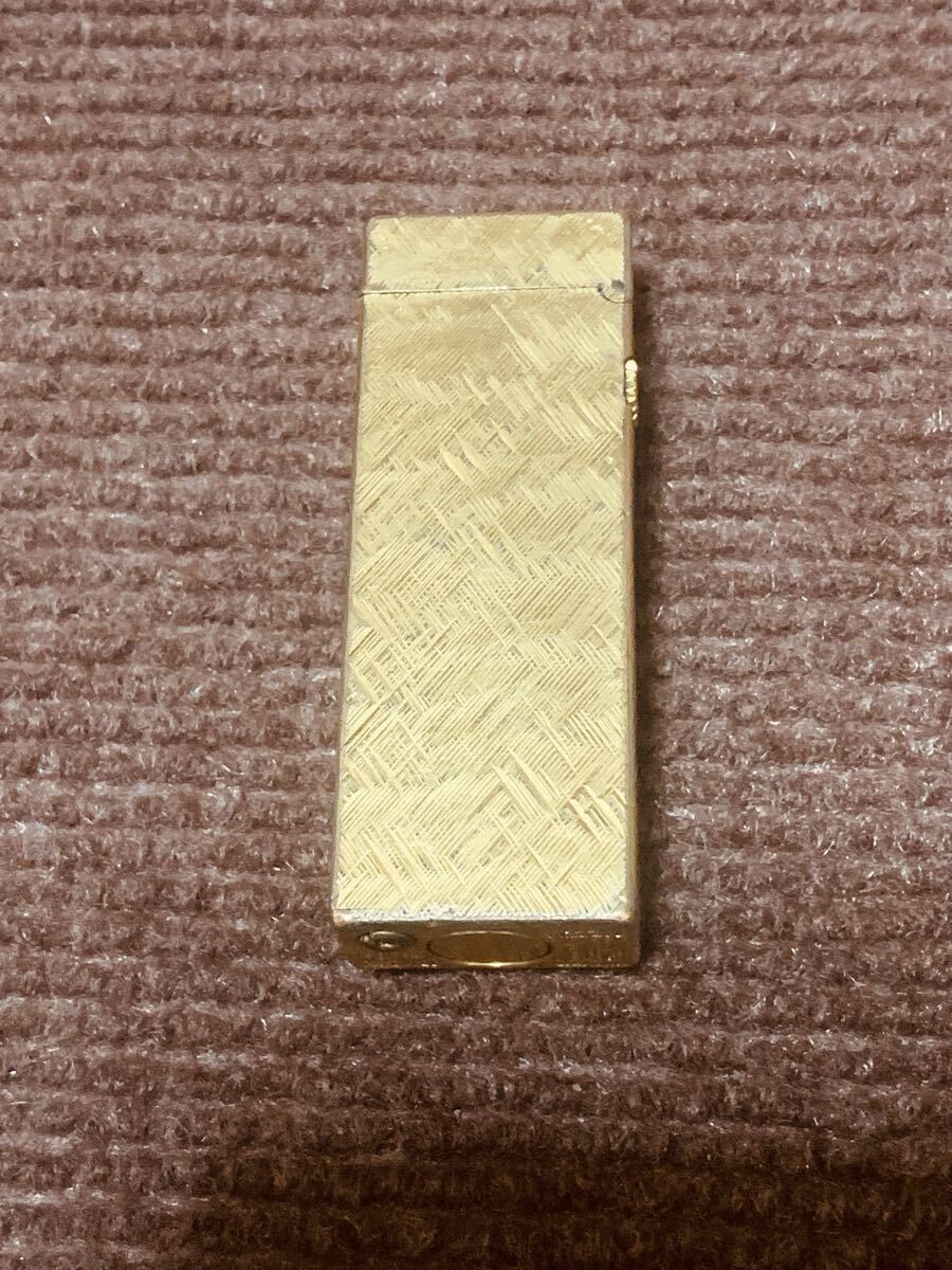 【dunhill】ダンヒルローラー式ガスライター ゴールドカラー_画像3