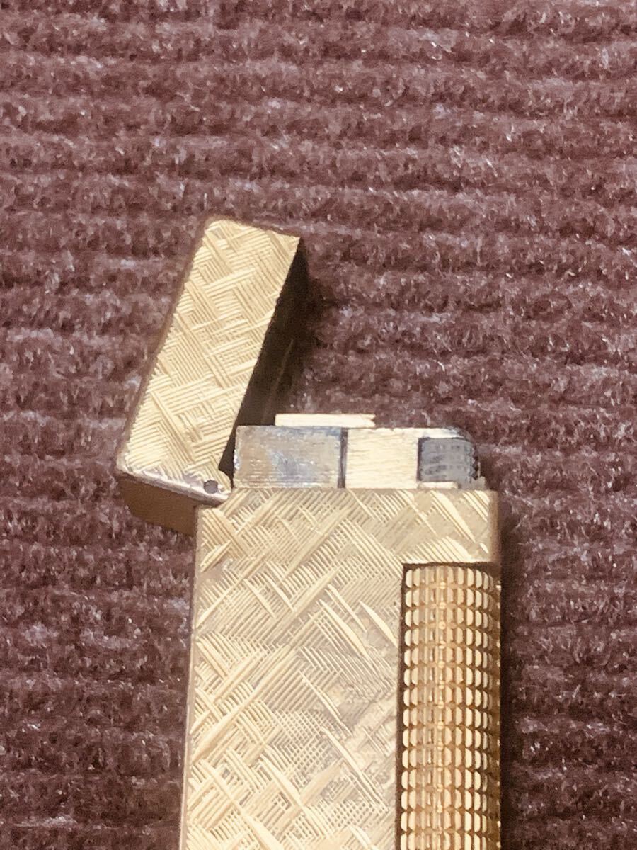 【dunhill】ダンヒルローラー式ガスライター ゴールドカラー_画像7