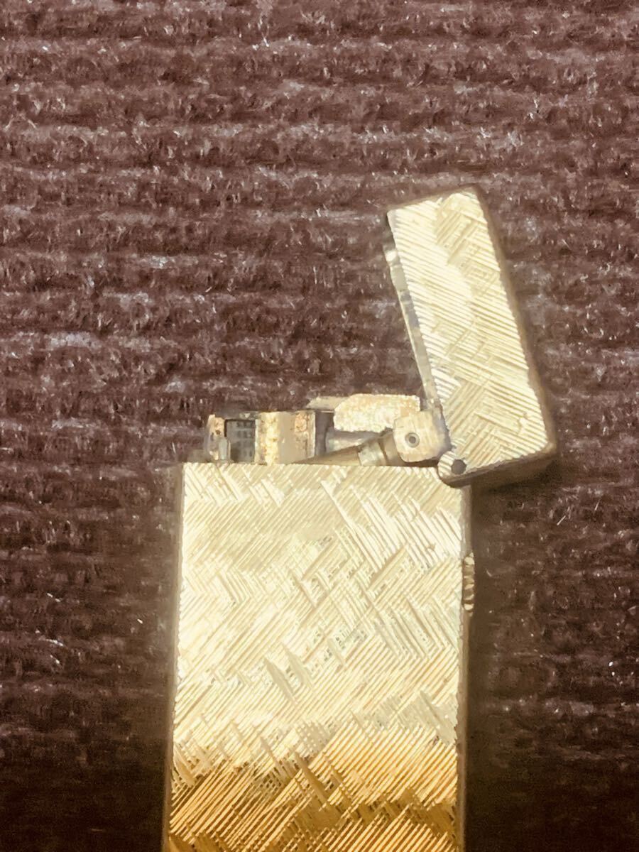 【dunhill】ダンヒルローラー式ガスライター ゴールドカラー_画像8