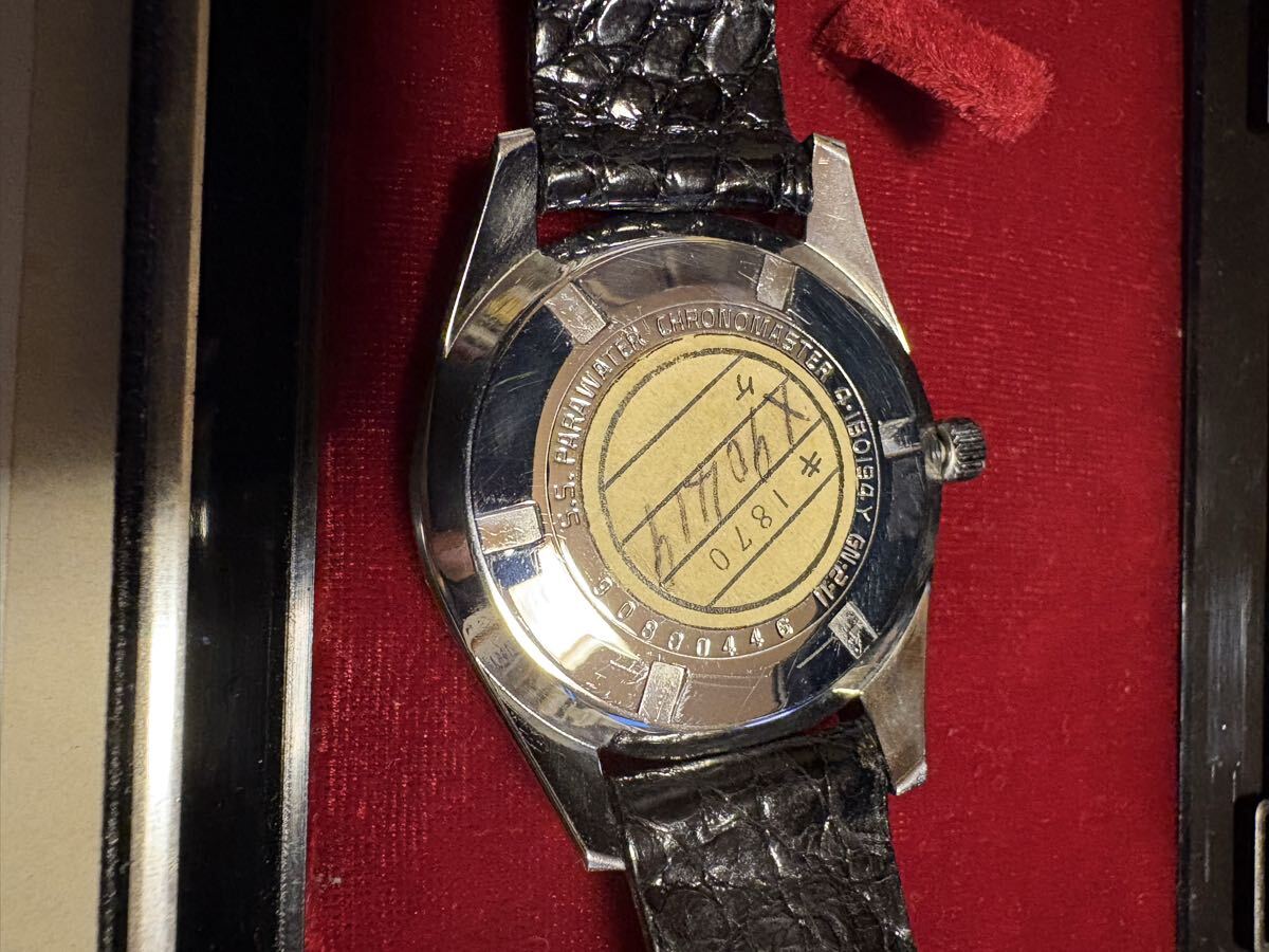 シチズン クロノマスター クロノメーター デイト 手巻き 外箱 内箱 タグ 純正ベルト 純正尾錠 付属 CITIZEN Chronomaster CHRONOMETER DATE_画像3