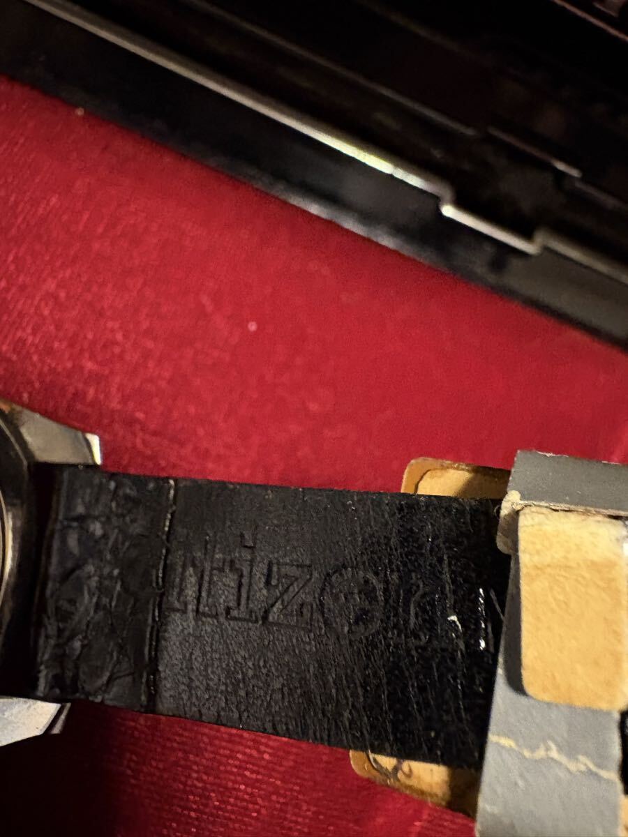 シチズン クロノマスター クロノメーター デイト 手巻き 外箱 内箱 タグ 純正ベルト 純正尾錠 付属 CITIZEN Chronomaster CHRONOMETER DATE_画像8